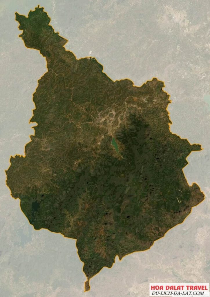 VỊ TRÍ ĐỊA LÝ HUYỆN DI LINH