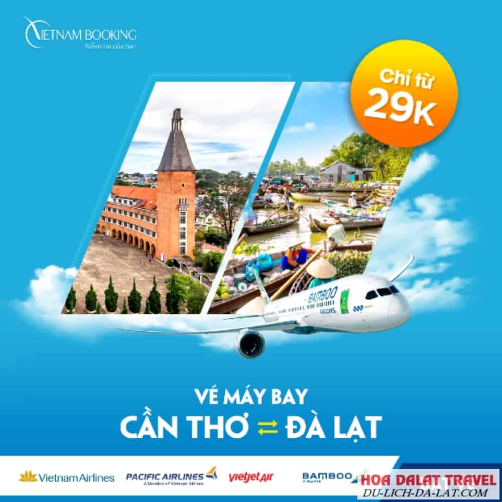 Bay từ Cần Thơ đến Đà Lạt