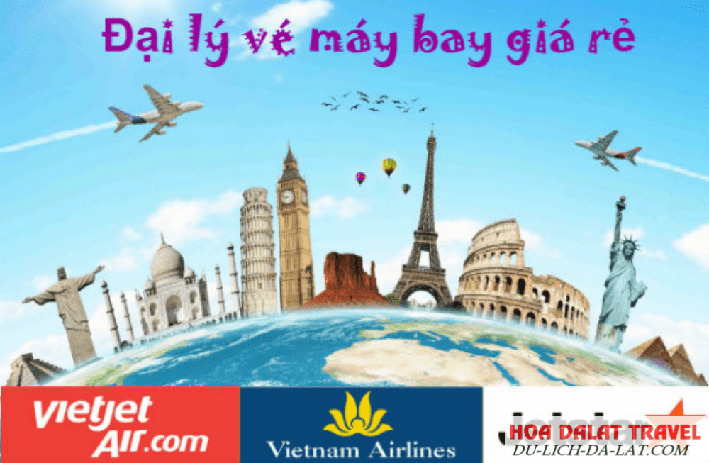 Top đại lý vé máy bay Đà Lạt