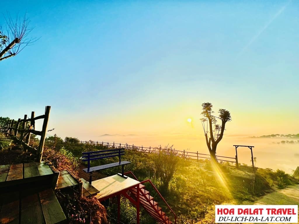 Đồi mây Đà Lạt có view tuyệt đẹp