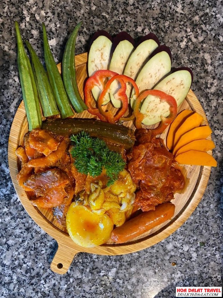 combo mon nướng ở Xiên Khè