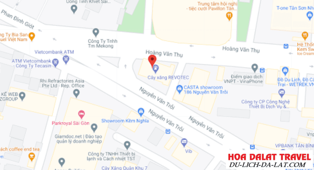 Địa điểm đón-trả khách tại Sài Gòn