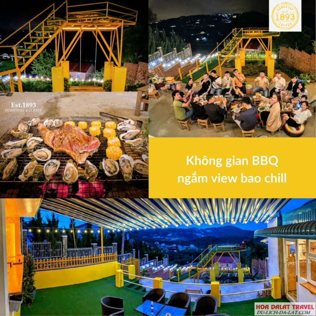 Không gian BBQ với view cực chill