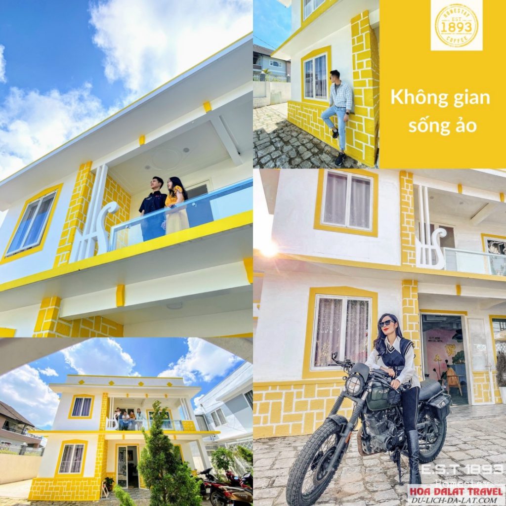 Một chiếc homestay xinh xắn với rất nhiều background sáng tạo