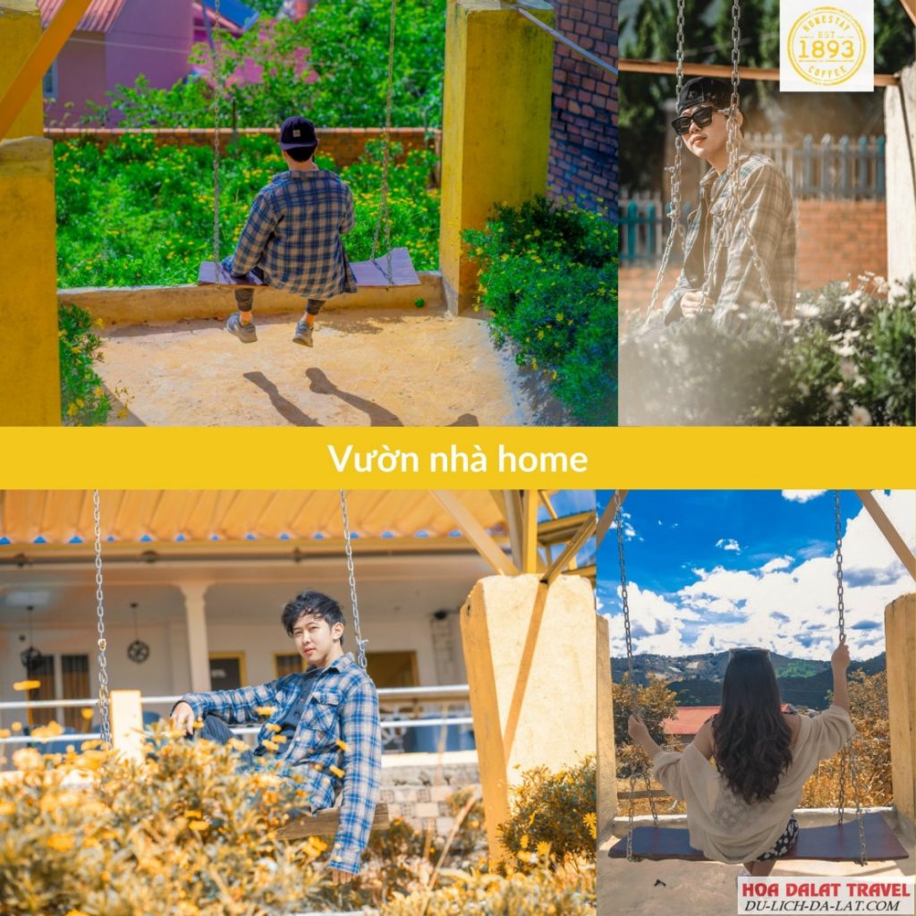 Vườn nhà home cũng là góc sống ảo không thể bỏ qua