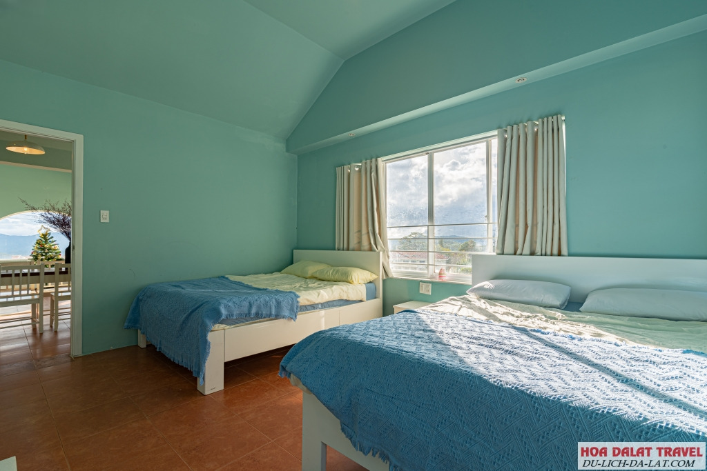 Các căn phòng đều rộng rãi, đầy đủ tiện nghi và view rất chill