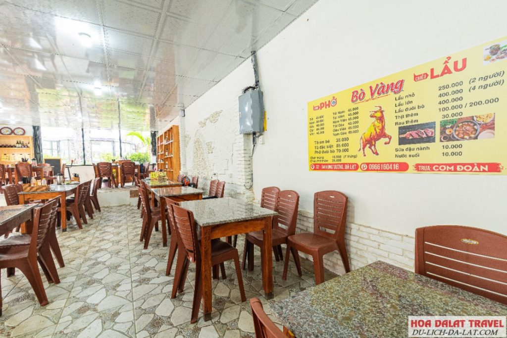 Giới thiệu quán Bò Vàng Đà Lạt