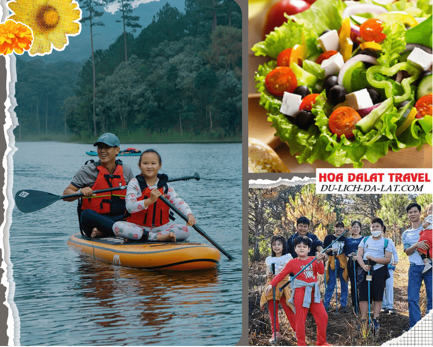 Review tour trekking và chèo thuyền