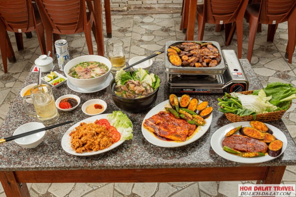 Thực đơn Bò Vàng siêu nhiều món ngon
