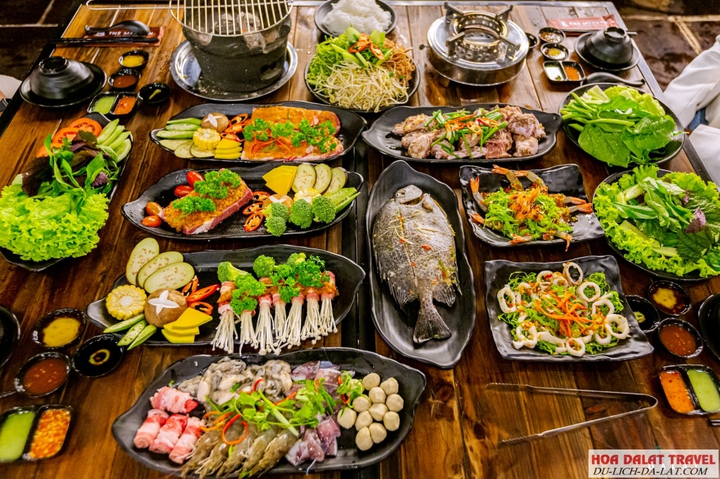 Thực đơn đa dạng các món ngon