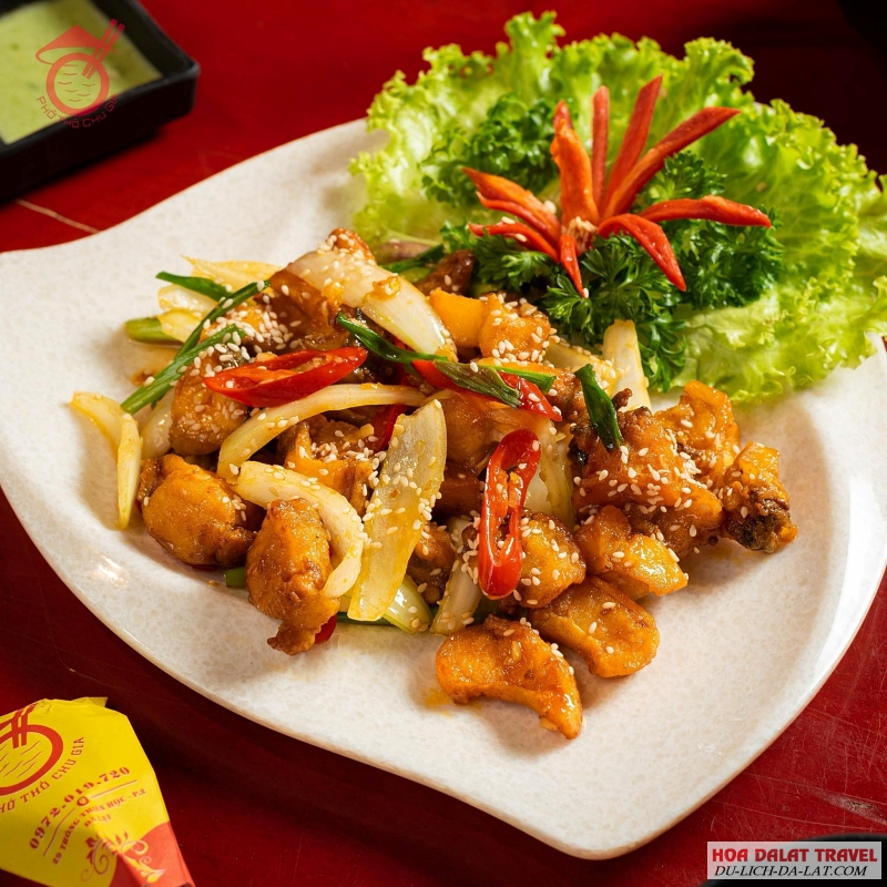 Món ngon từ cá tầm tại quán