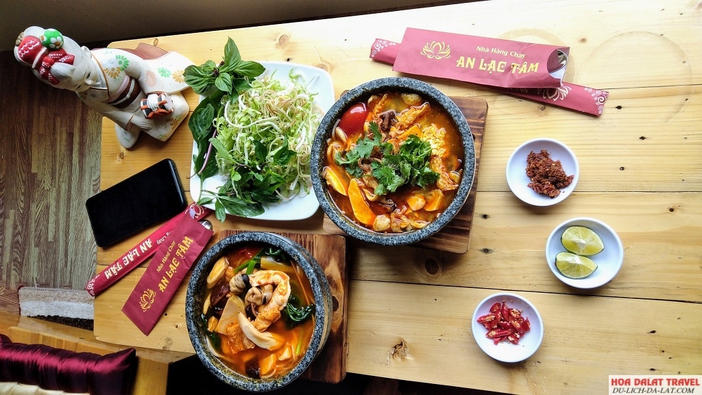 Cơm chay An Lạc Tâm Đà Lạt