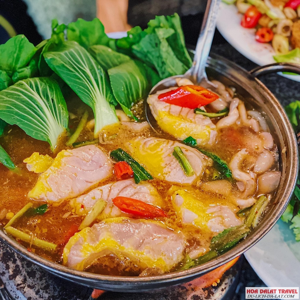 Lẩu cá tầm Ngư Sơn - Đặc sản Đà Lạt ngon
