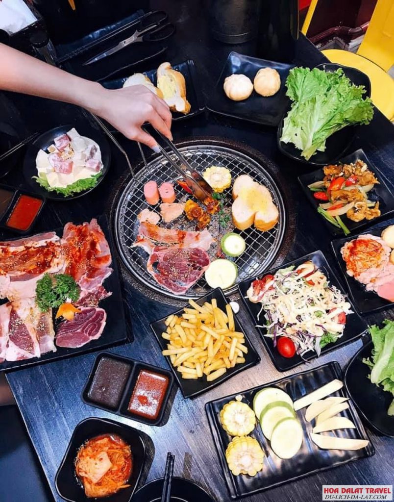 Menu đa dạng Quán Xưa Đà Lạt