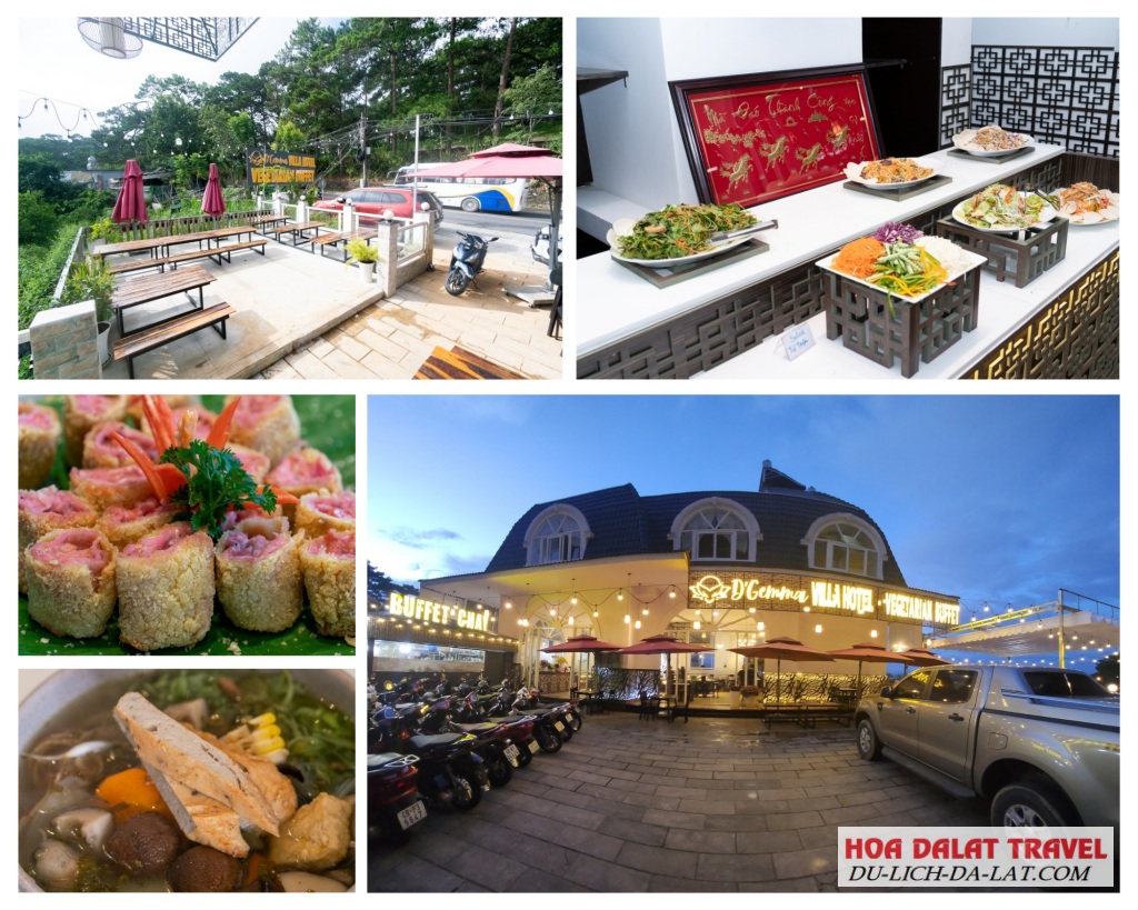 Nhà hàng Buffet chay D’Gemma Đà Lạt - Nét đặc trưng của ẩm thực chay tại Đà Lạt