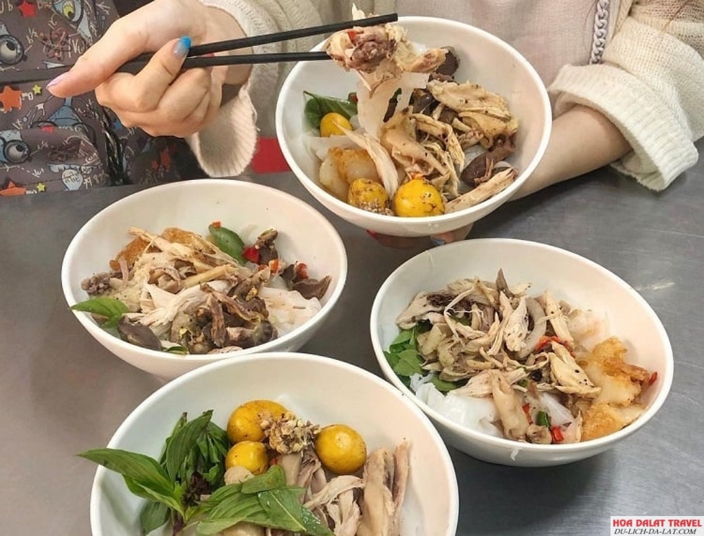 Bánh ướt lòng gà Đà Lạt