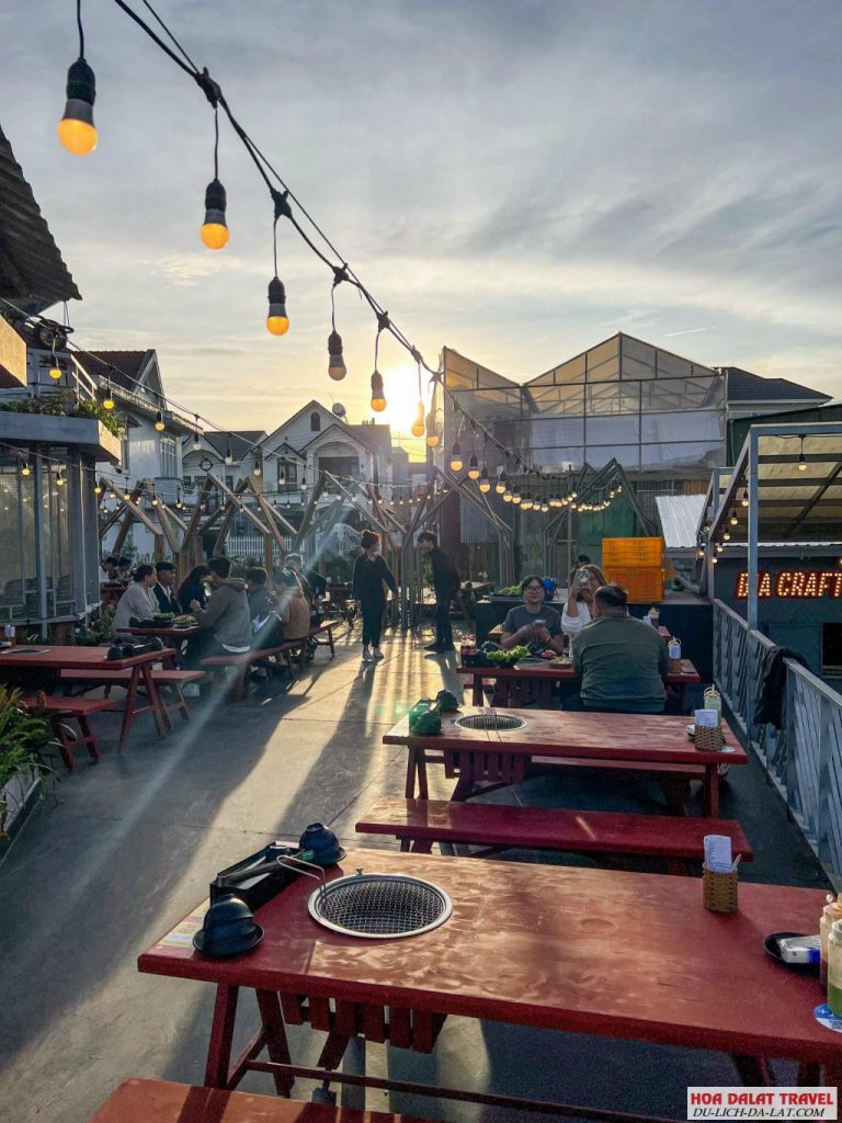 Không gian Cút Kít BBQ & Beer - Buffet Đà Lạt