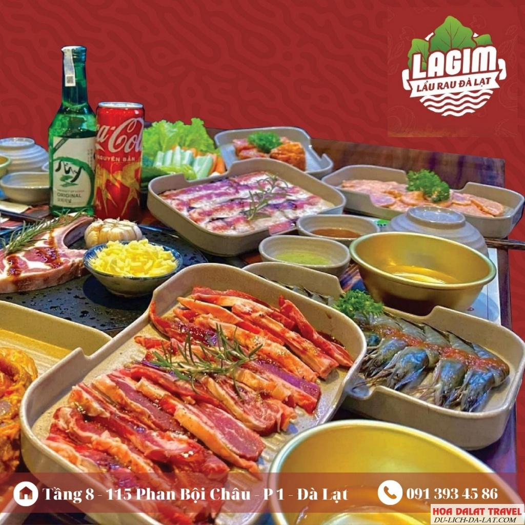 Lẩu Buffet rau Đà Lạt LAGIM