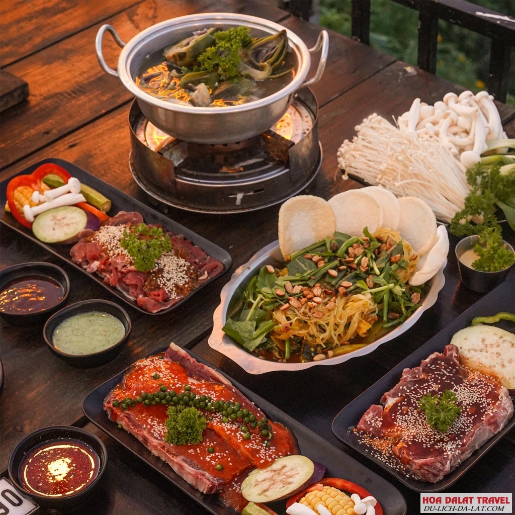 Menu Chill in Dalat