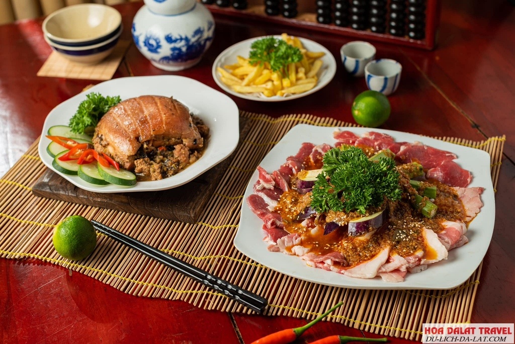 Menu đa dạng và phong phú Tuý Tửu Lầu