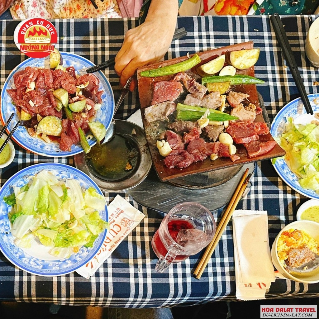 Quán nướng ngói Cu Đức Đà Lạt