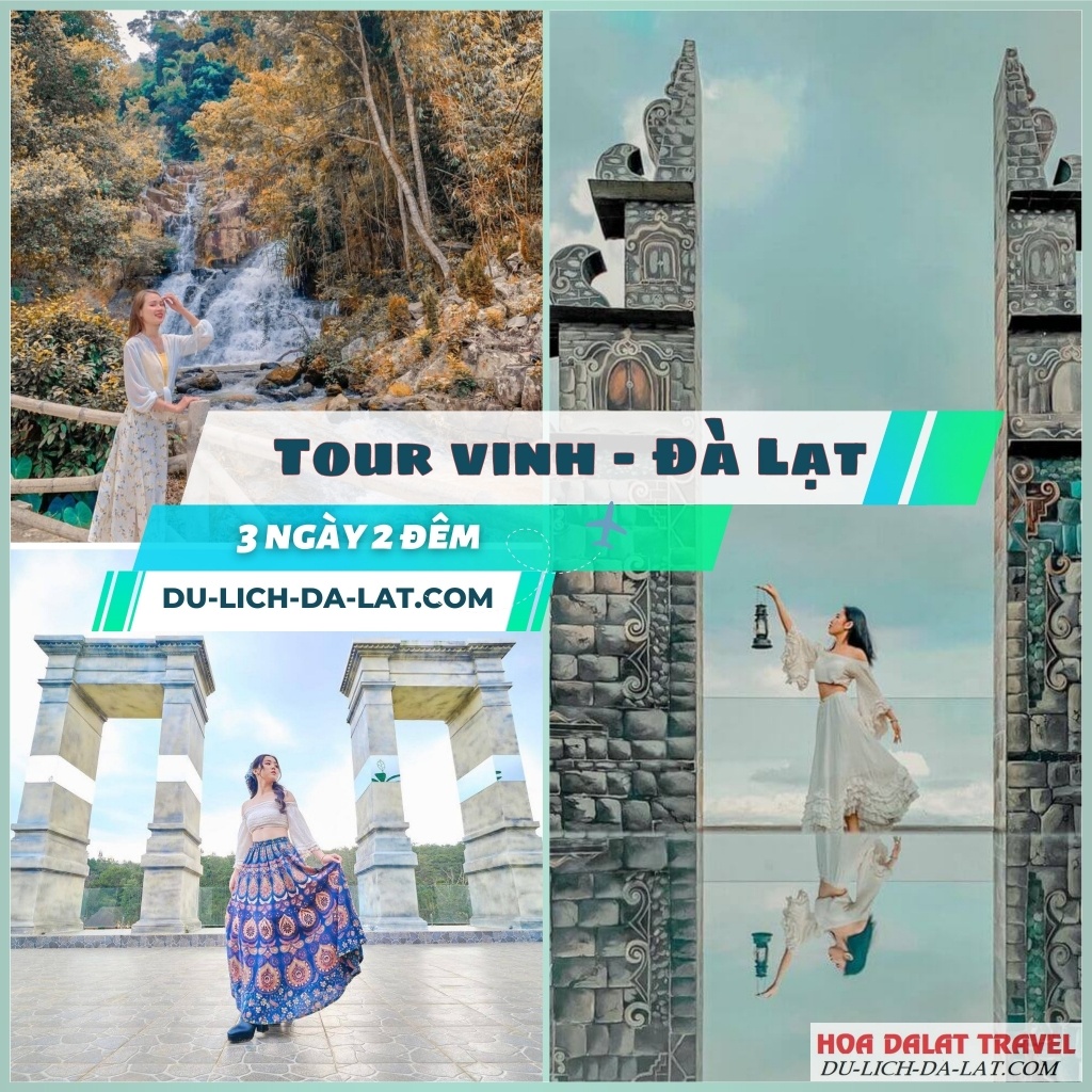 Book ngay tour Vinh Đà Lạt nhận nhiều ưu đãi