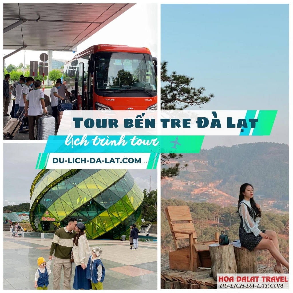 Đón khách từ Bến Tre lên Đà Lạt