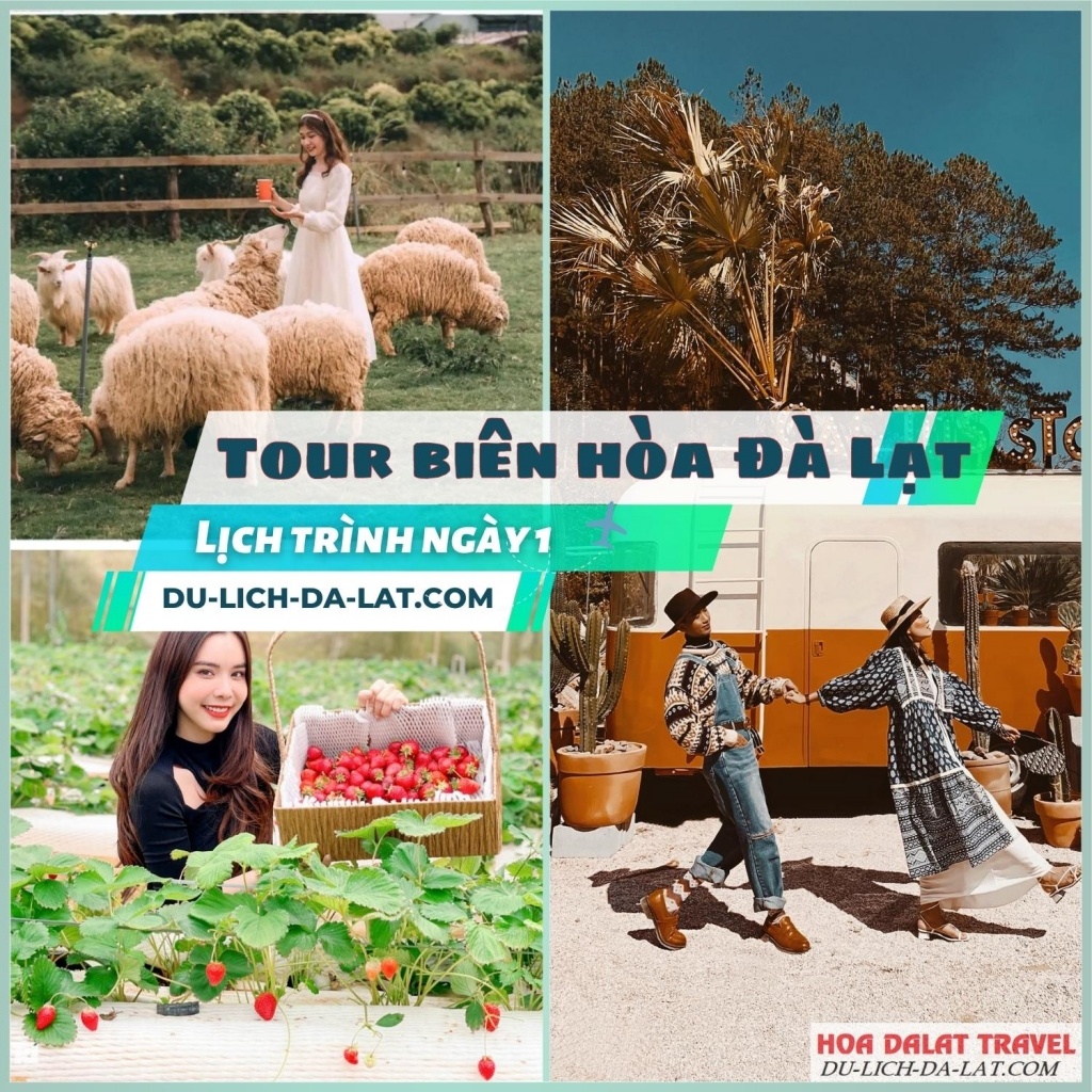 Lịch trình ngày 1 tour Biên Hòa Đà Lạt