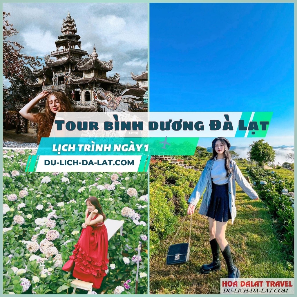 Lịch trình ngày 1 tour Bình Dương Đà Lạt