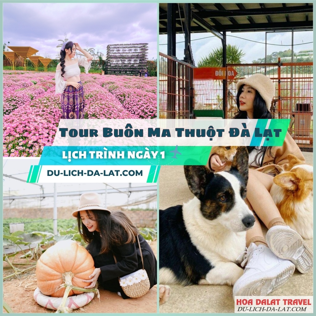 Lịch trình ngày 1 tour Buôn Ma Thuột Đà Lạt