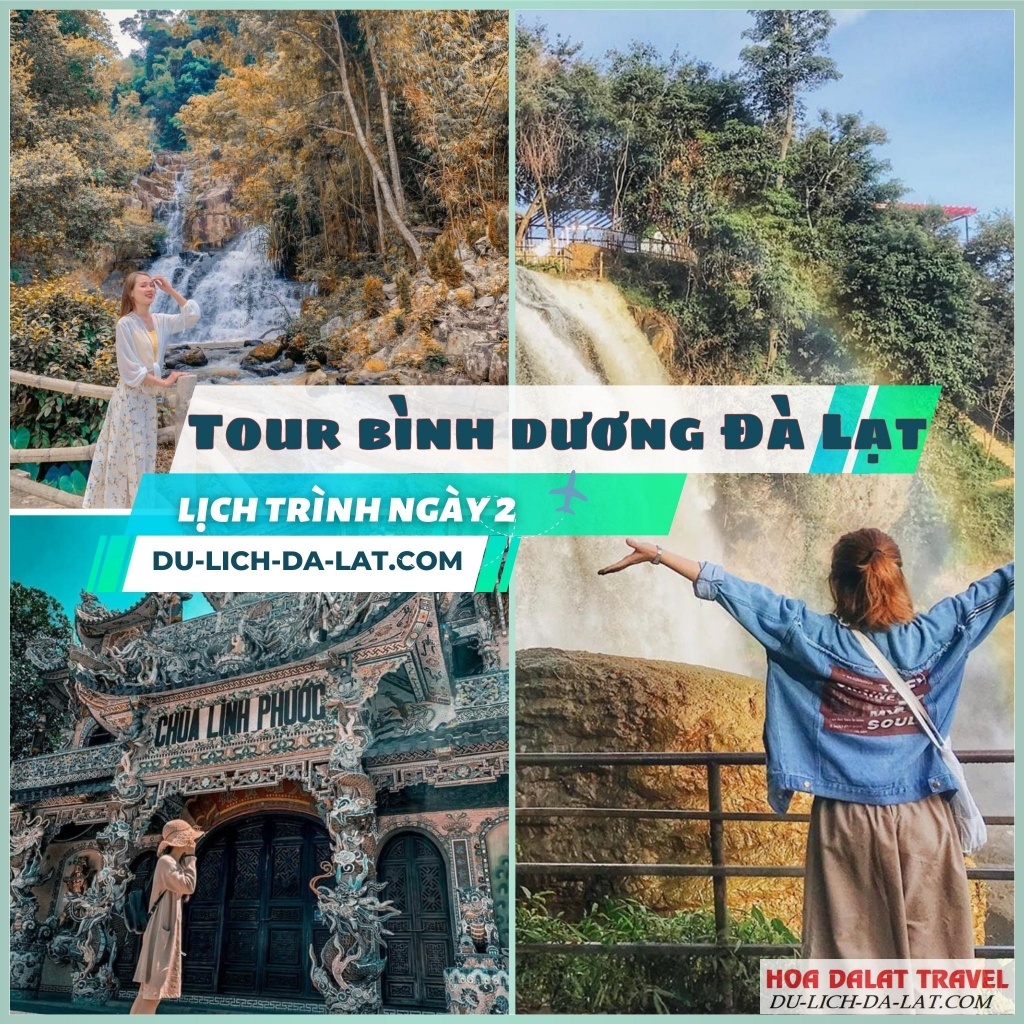 Lịch trình ngày 2 tour Bình Dương Đà Lạt
