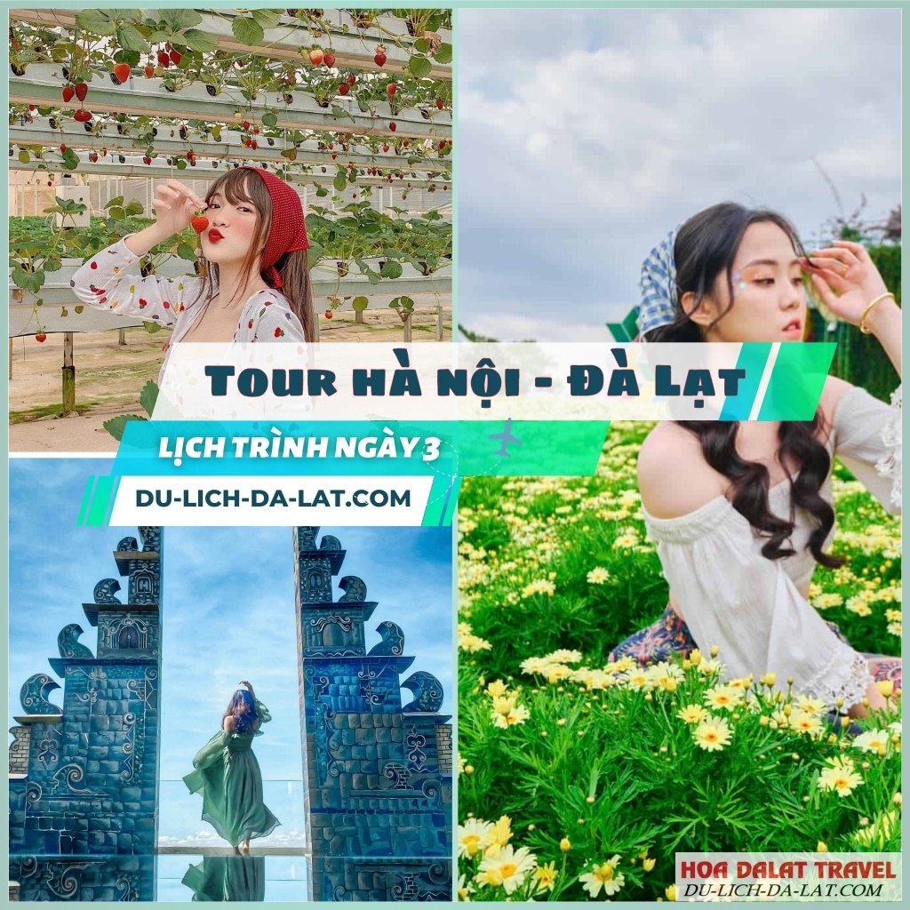 Lịch trình ngày 3 Tour Hà Nội Đà Lạt