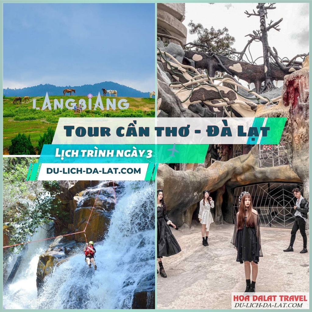Lịch trình ngày 3 Tour Cần Thơ - Đà Lạt