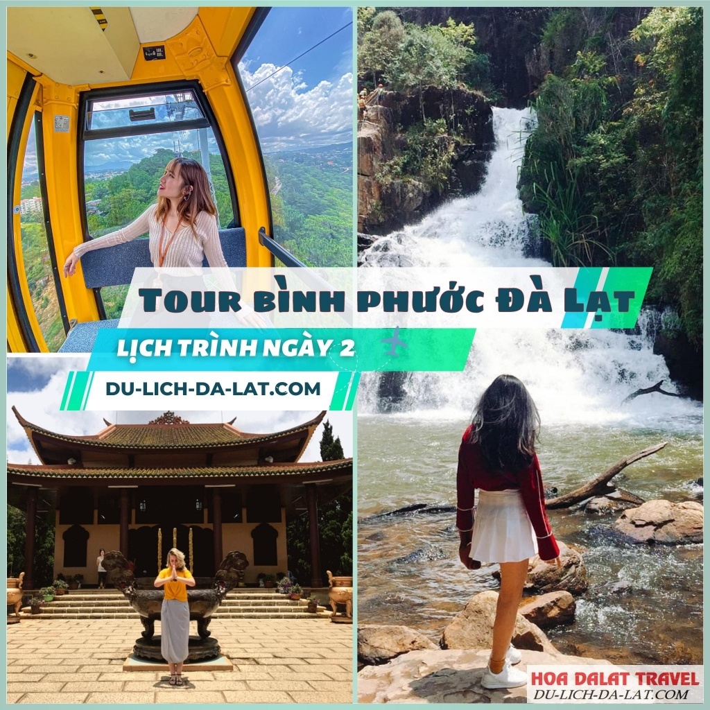 Lịch trình ngày thứ 2 tour Bình Phước Đà Lạt