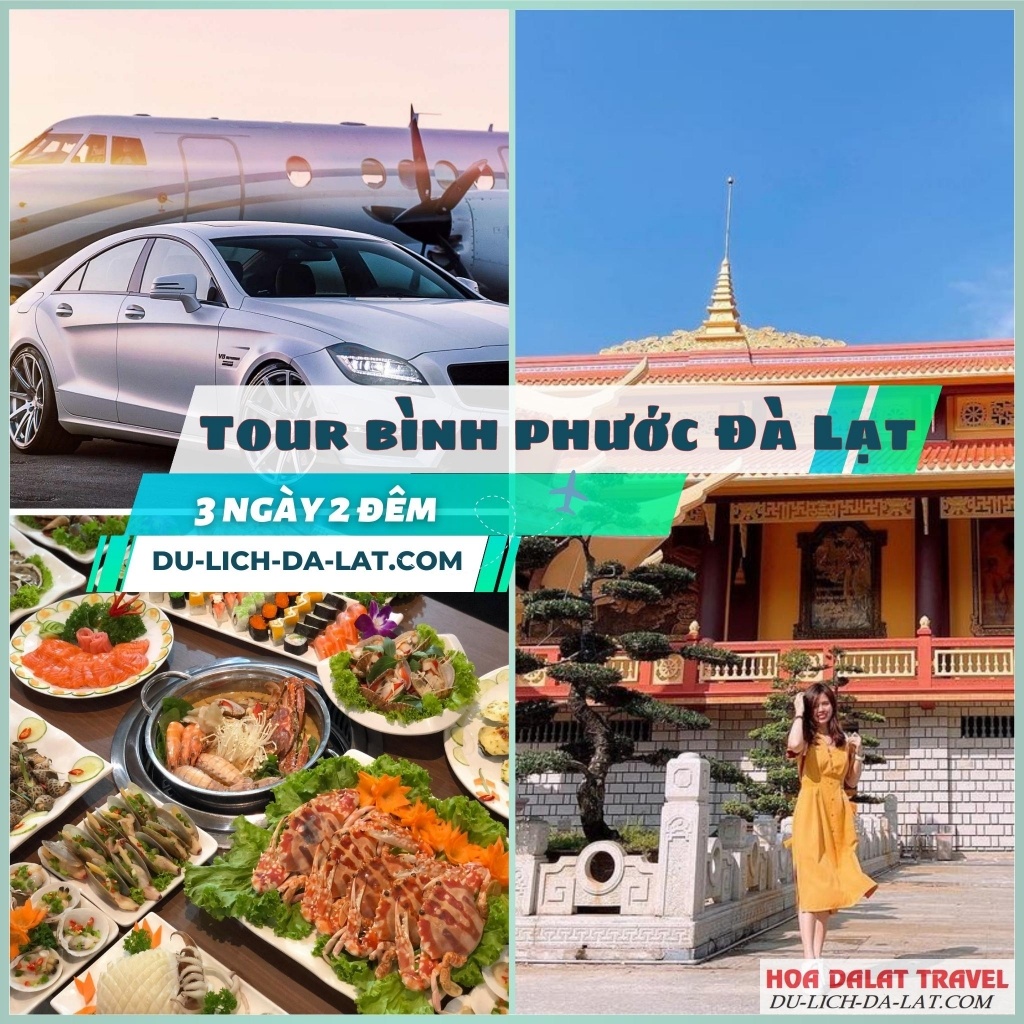 Lịch trình tour Đồng Xoài Bình Phước - Đà Lạt