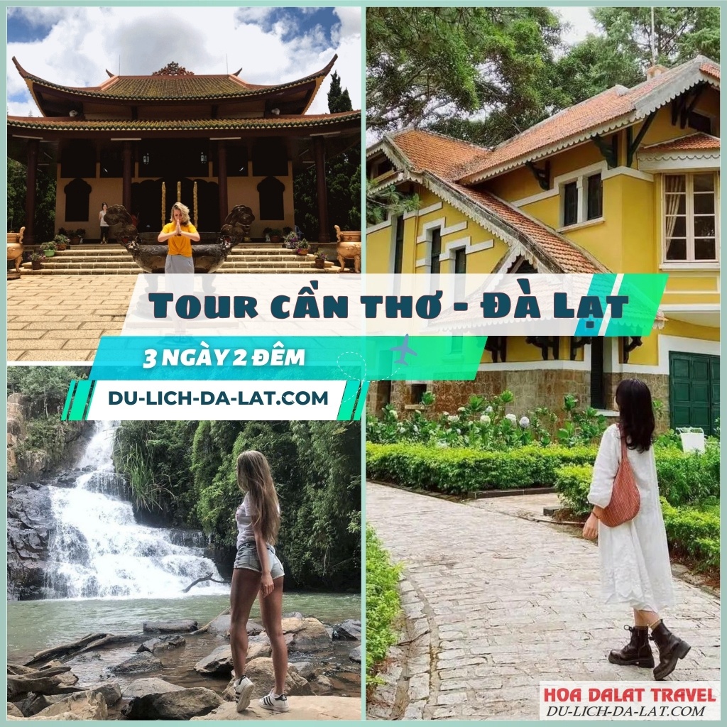 Tour Cần Thơ Đà Lạt 3 ngày 2 đêm hấp dẫn