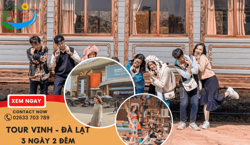 Tour Vinh Đà Lạt 3 ngày 2 đêm