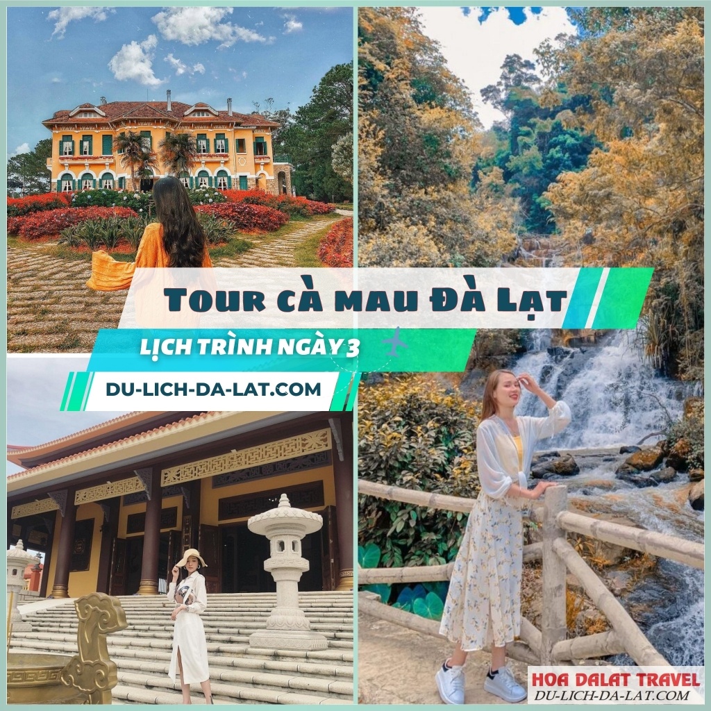 Tour Cà Mau Đà Lạt lịch trình ngày 3