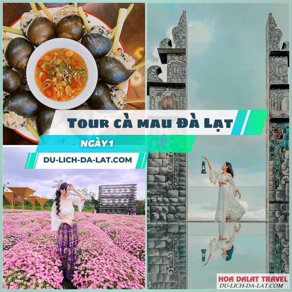 Tour Cà Mau Đà Lạt ngày 1