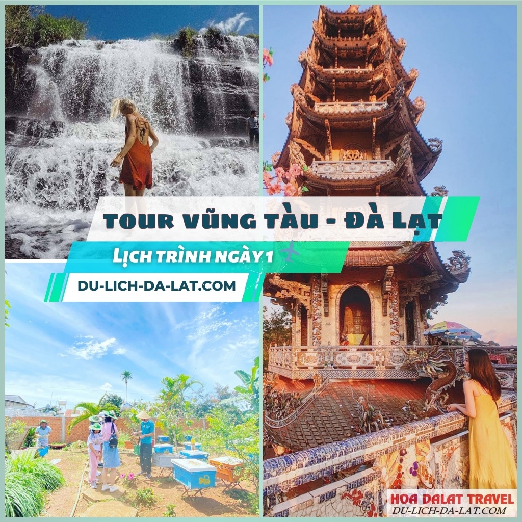 Lịch trình ngày 1 tour Vũng Tàu Đà Lạt 3N2Đ