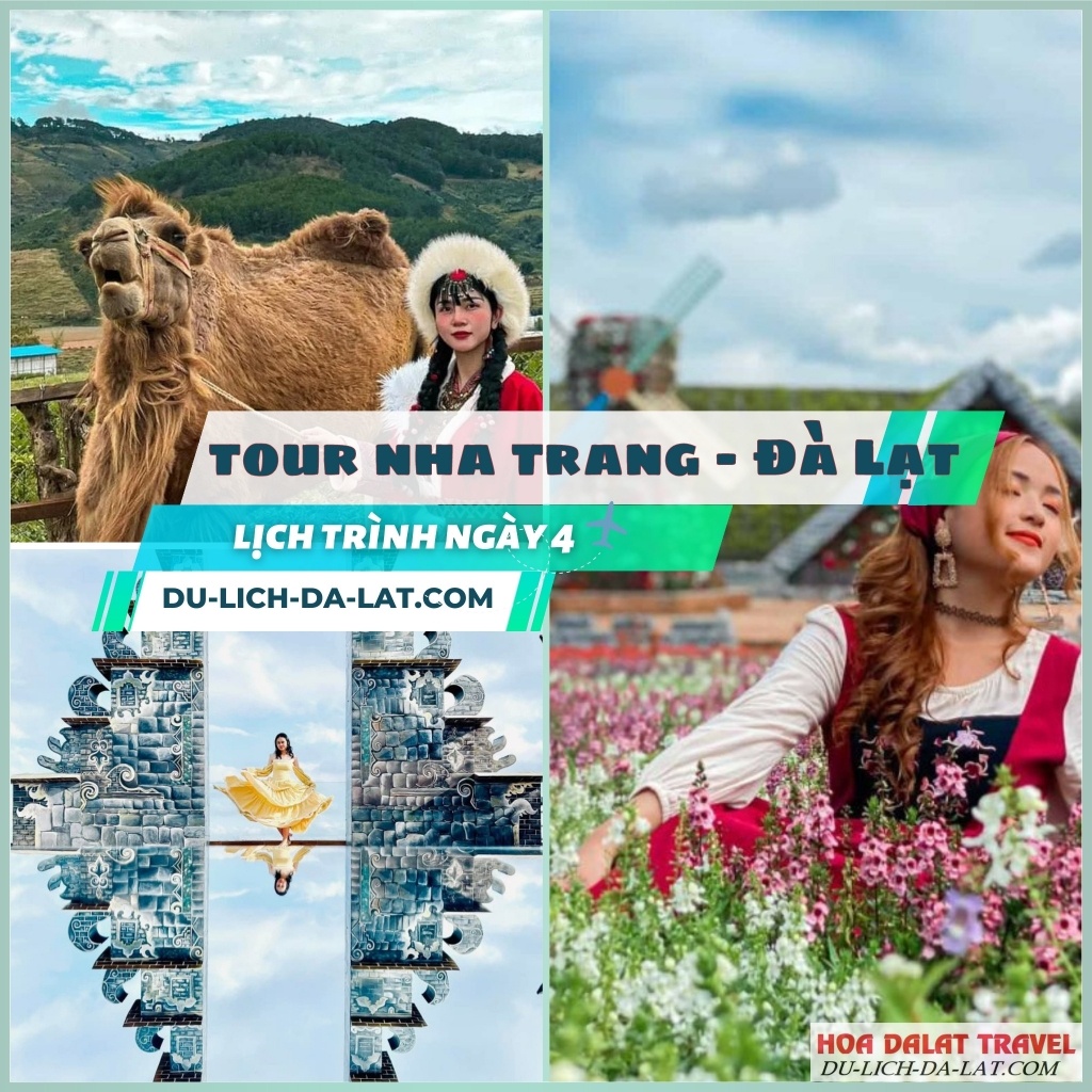 Lịch trình ngày 4 tour Nha Trang Đà Lạt 4N3Đ