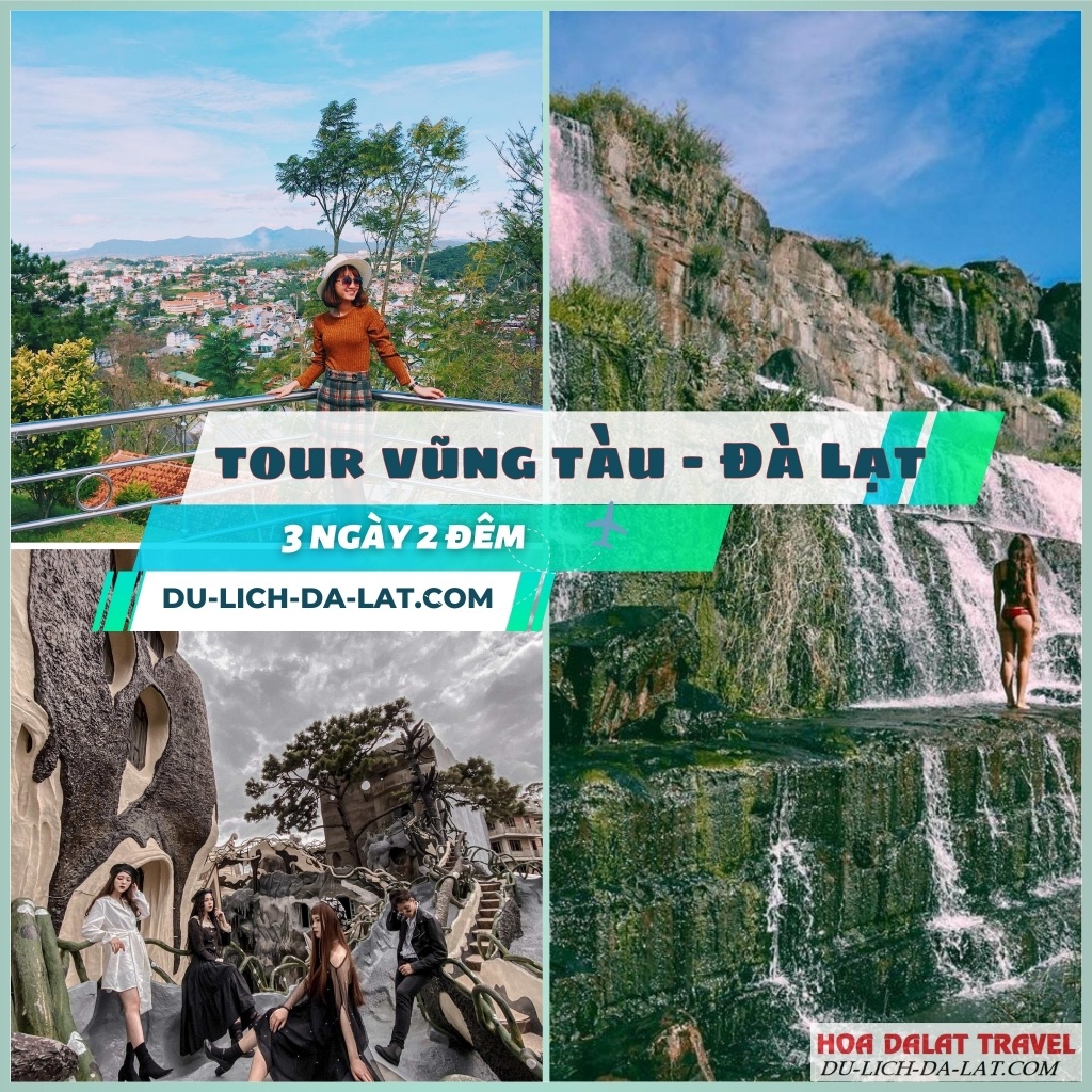 Tour Vũng Tàu Đà Lạt 3N2Đ giá rẻ hấp dẫn
