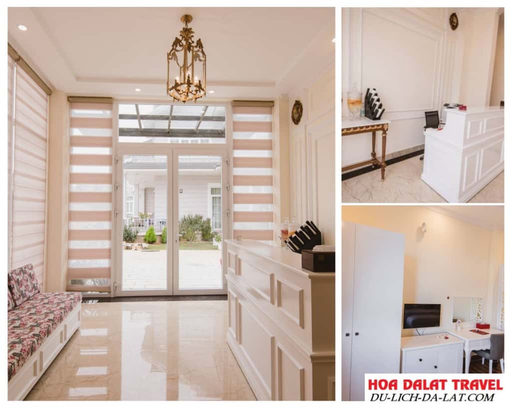 Villa Khuê quy mô gồm có 4 phòng ngủ