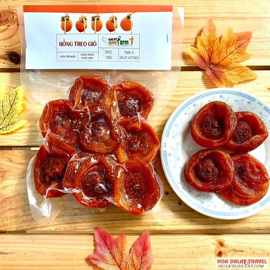 Đặc sản Đà Lạt – Hồng treo, Hồng sấy – Thực phẩm sạch Organic