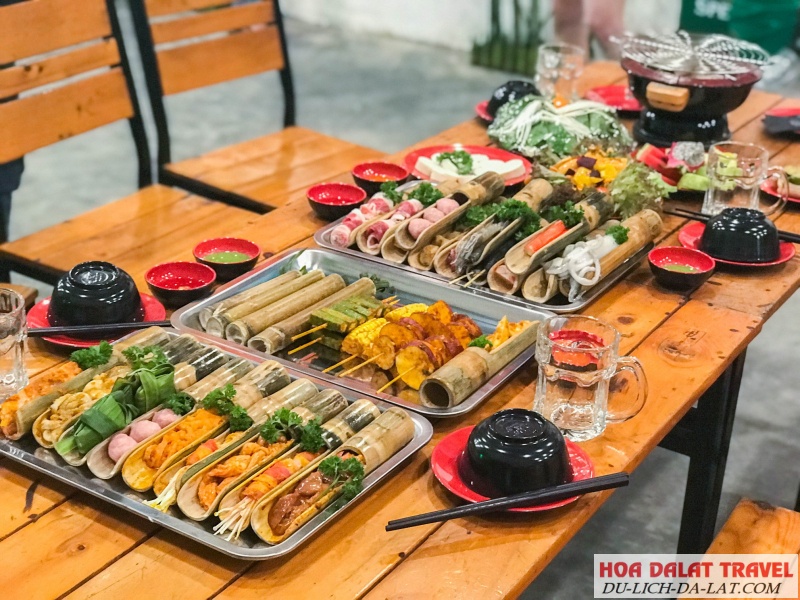 Xiên nướng đồng giá - đường 3 tháng 2
