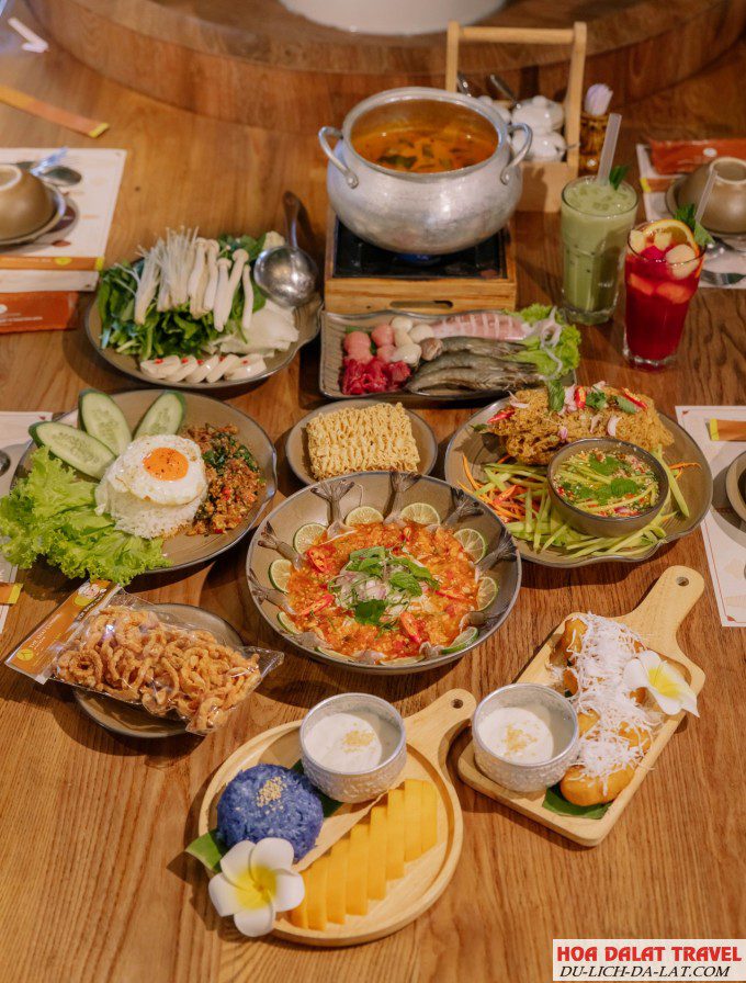 The Thai Cuisine Đà Lạt với hơn 100 món ăn đặc trưng