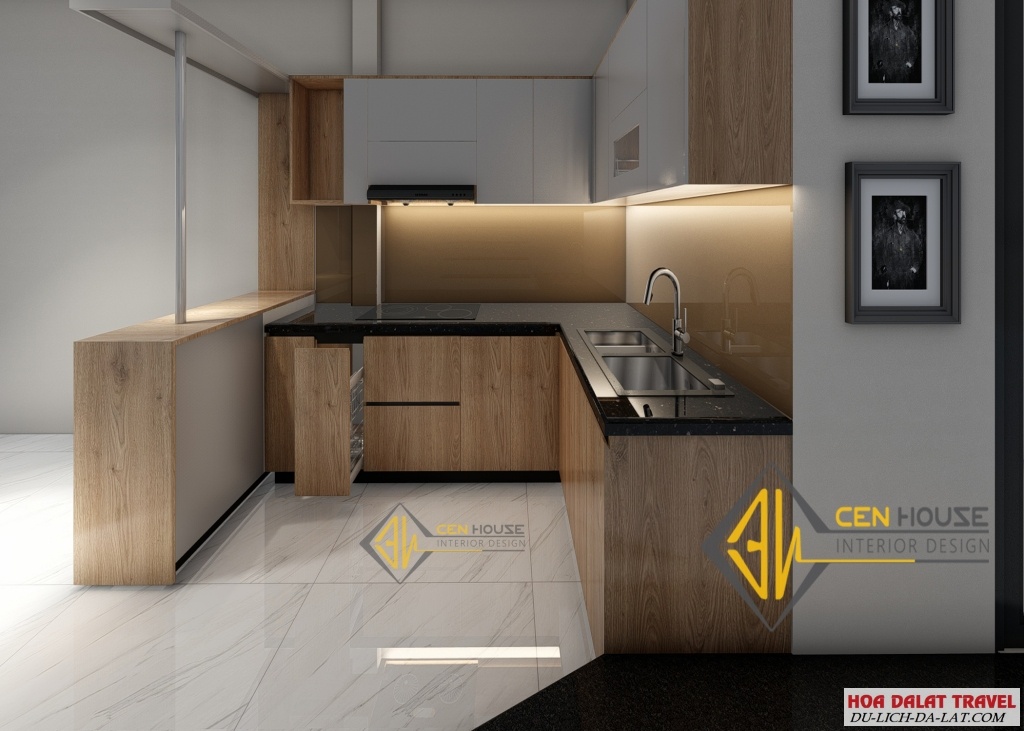 Thiết kế và thi công bếp Công Ty Thiết Kế Cen House