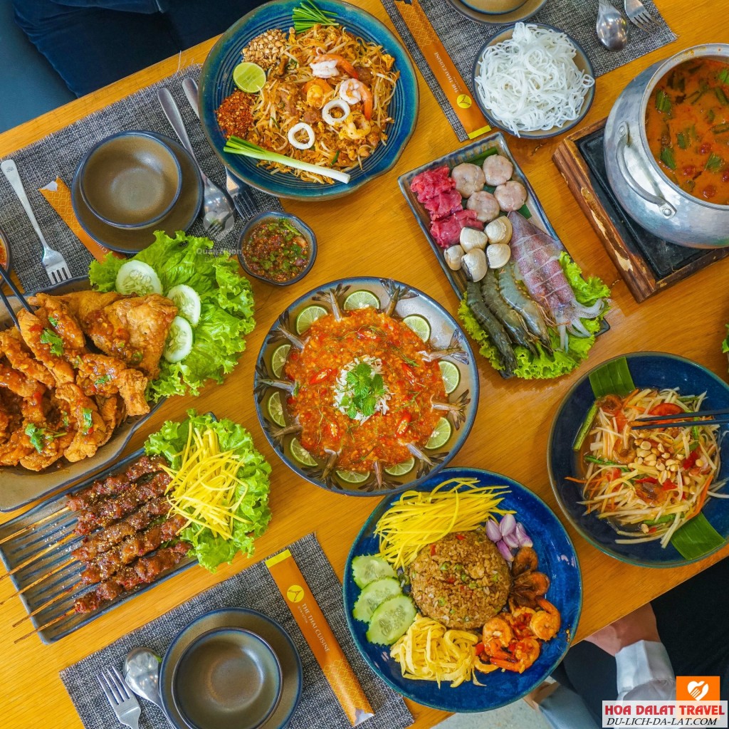 Thực đơn The Thai Cuisine Đà Lạt