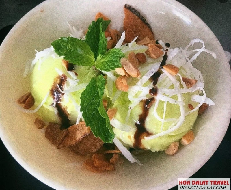Kem bơ Tràng Tiền - Đà Lạt