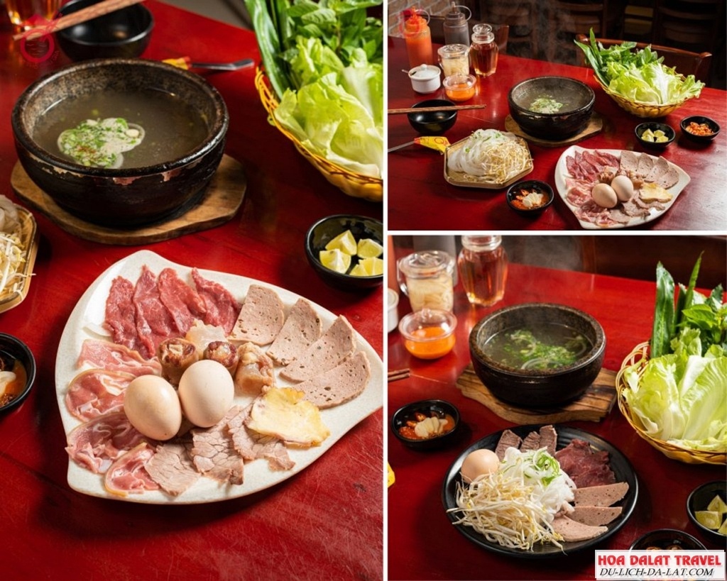 Phở bò thố đá, thịt bò tươi ngon, bánh phở mềm